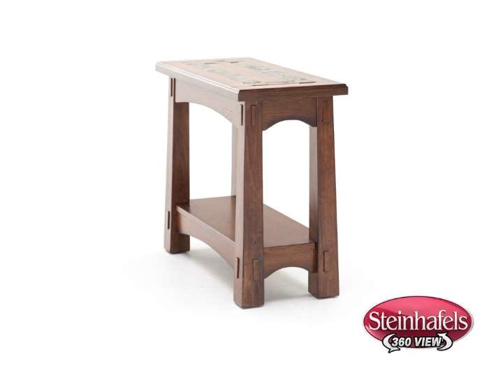 rivr brown end table  image   