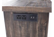 rivr brown end table bradf  