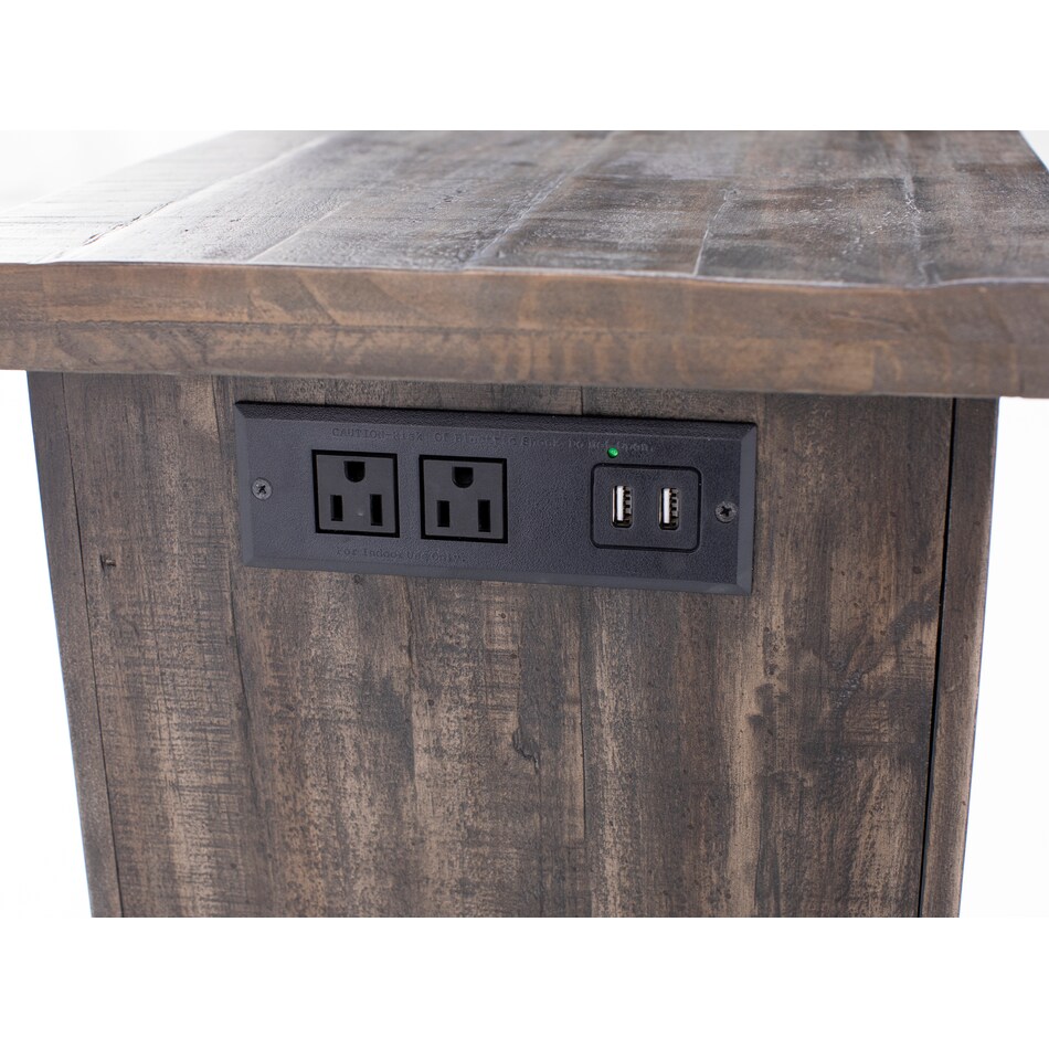 rivr brown end table bradf  