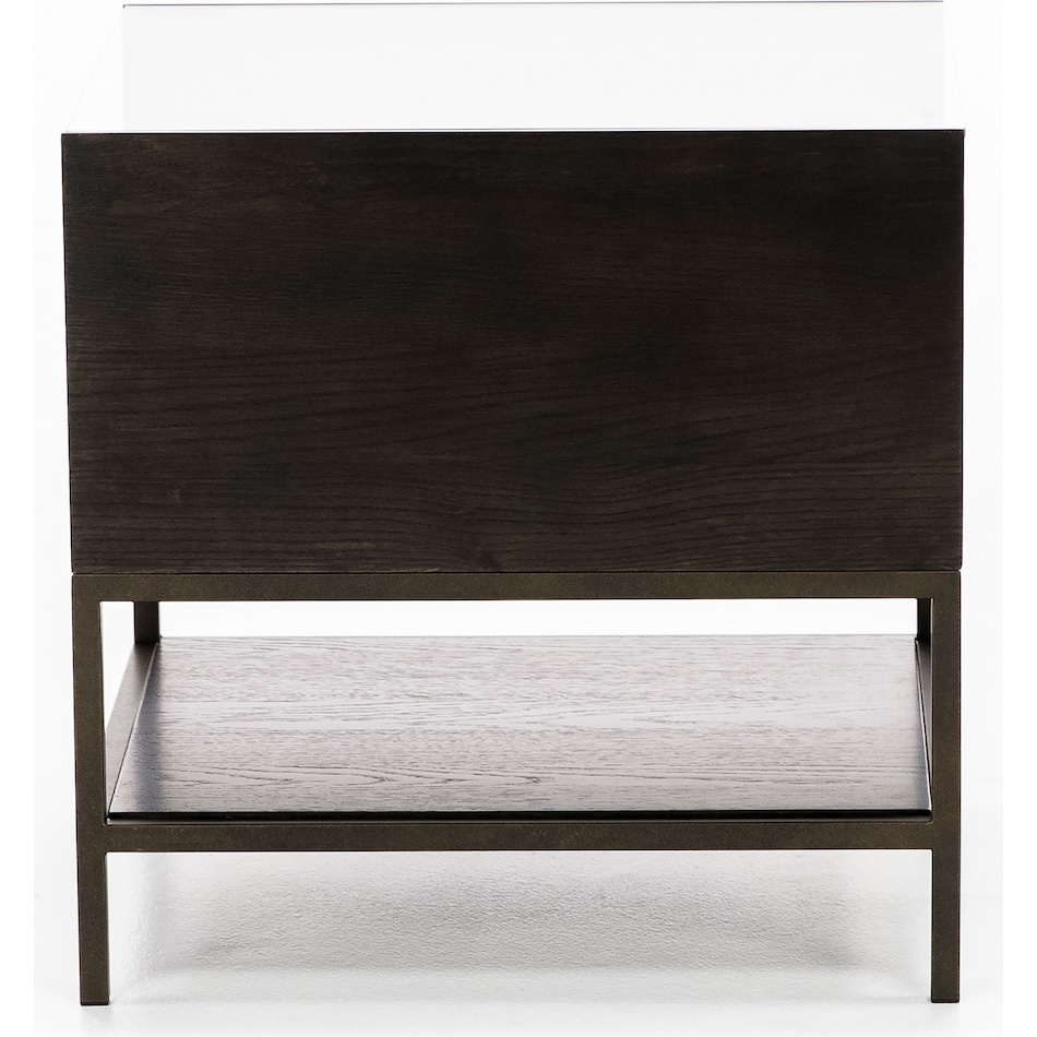 rivr brown end table hyde  