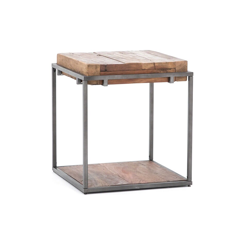 rivr brown end table   