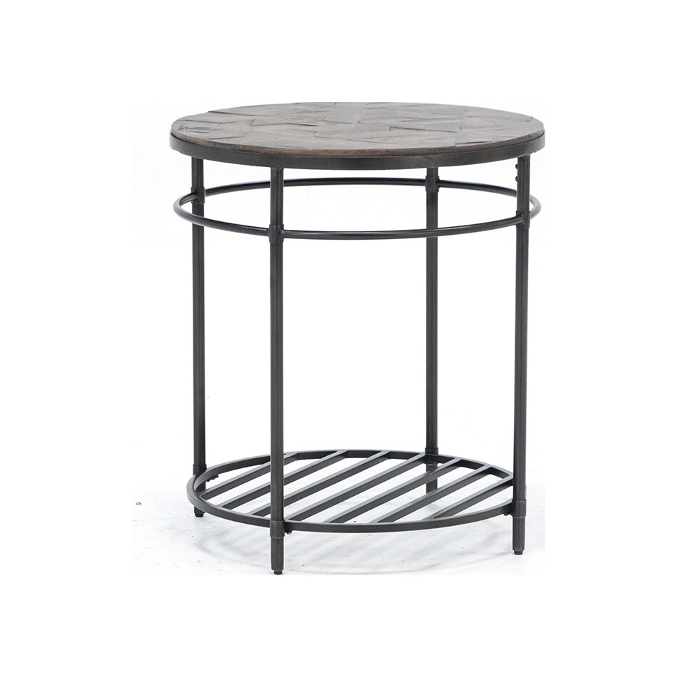 rivr brown end table   