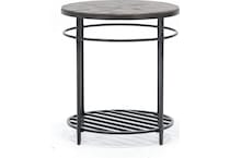 rivr brown end table   