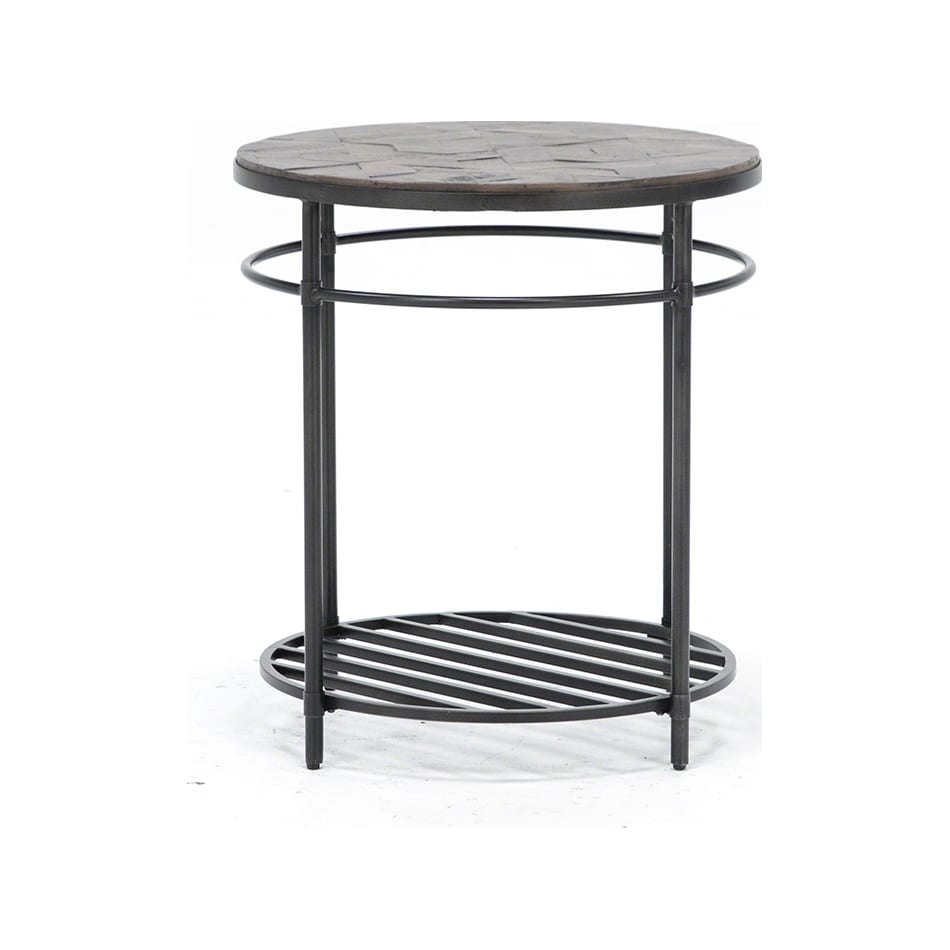 rivr brown end table   