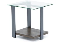 rivr brown end table crt  