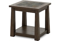 rivr brown end table lkp  