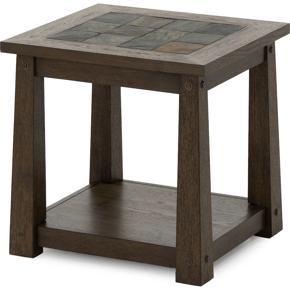 rivr brown end table lkp  