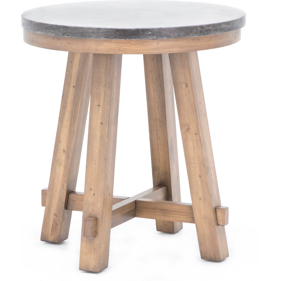 rivr brown end table pk  