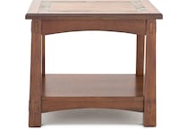 rivr brown end table   