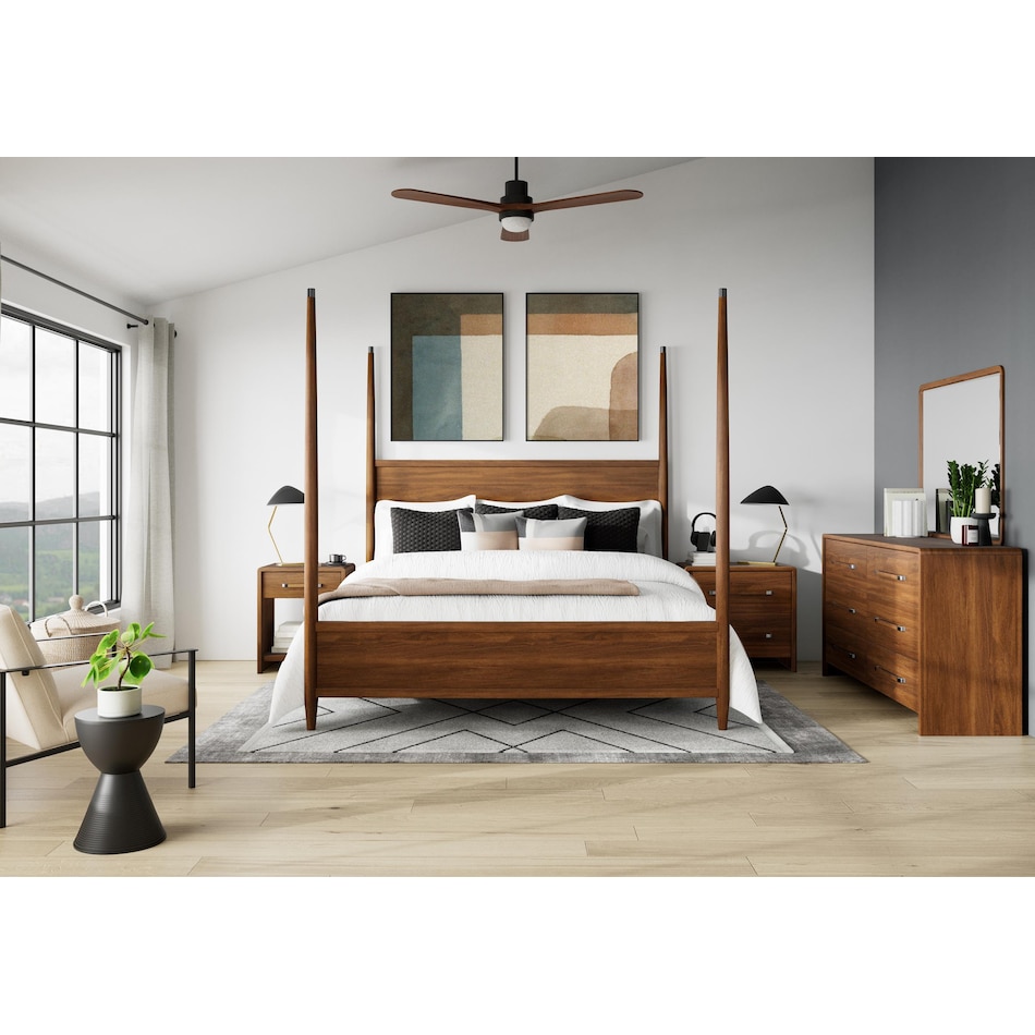 rivr brown queen bed package pqp  