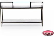 rivr brown sofa table  image hyde  