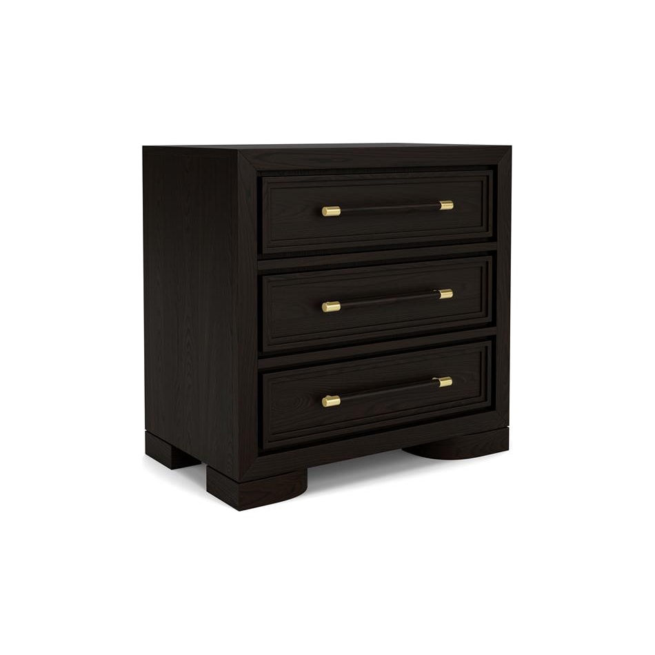 rivr brown three drawer   