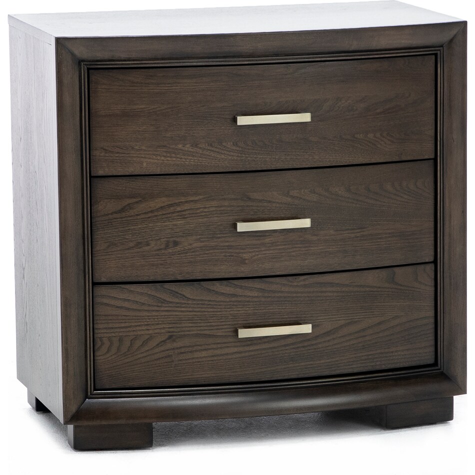 rivr brown three drawer   