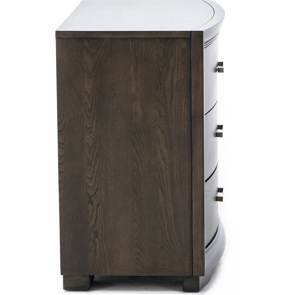 rivr brown three drawer   