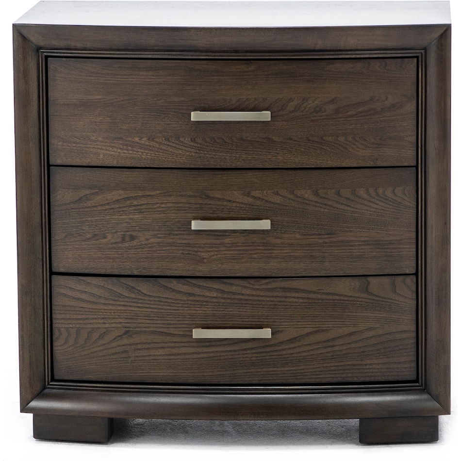 rivr brown three drawer   