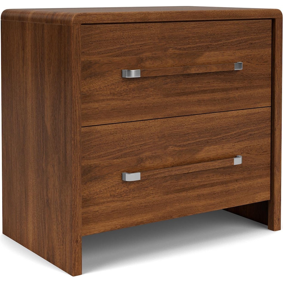 rivr brown two drawer   