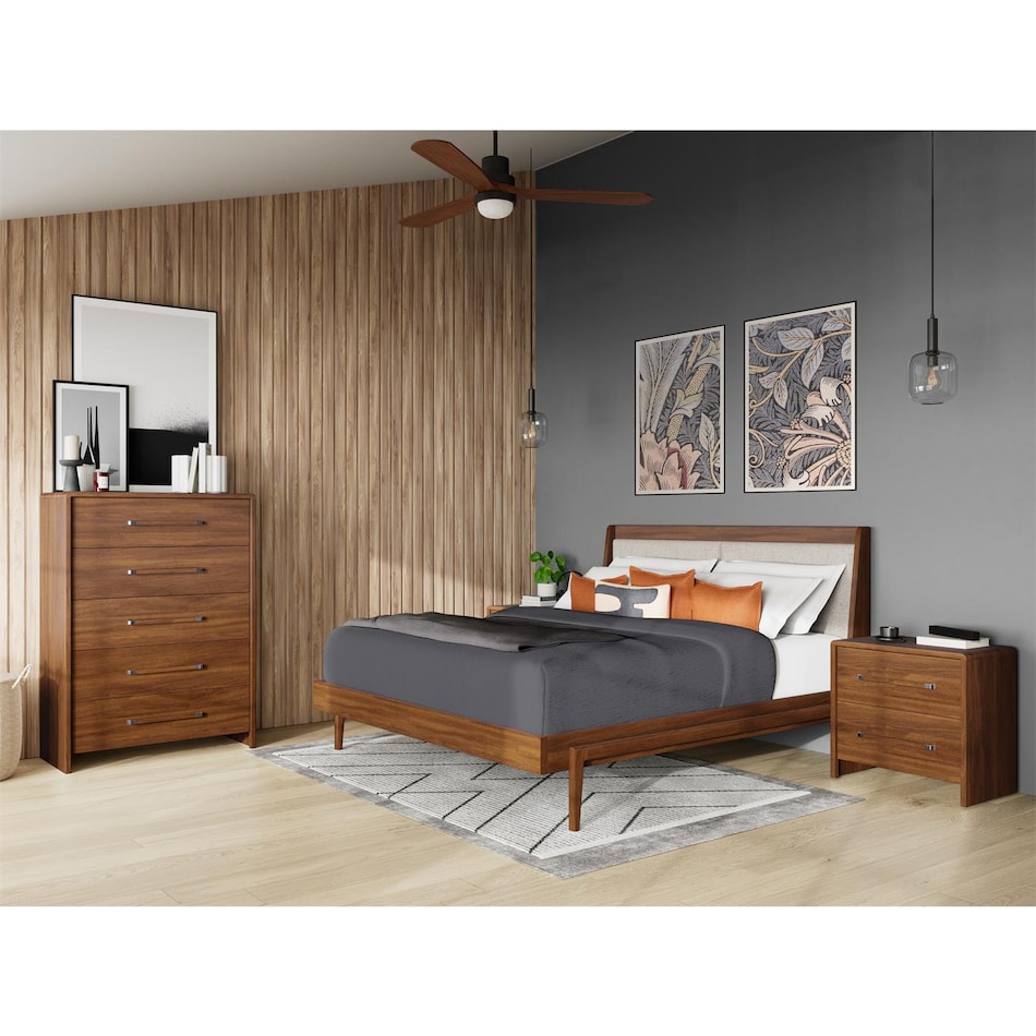 rivr brown two drawer   