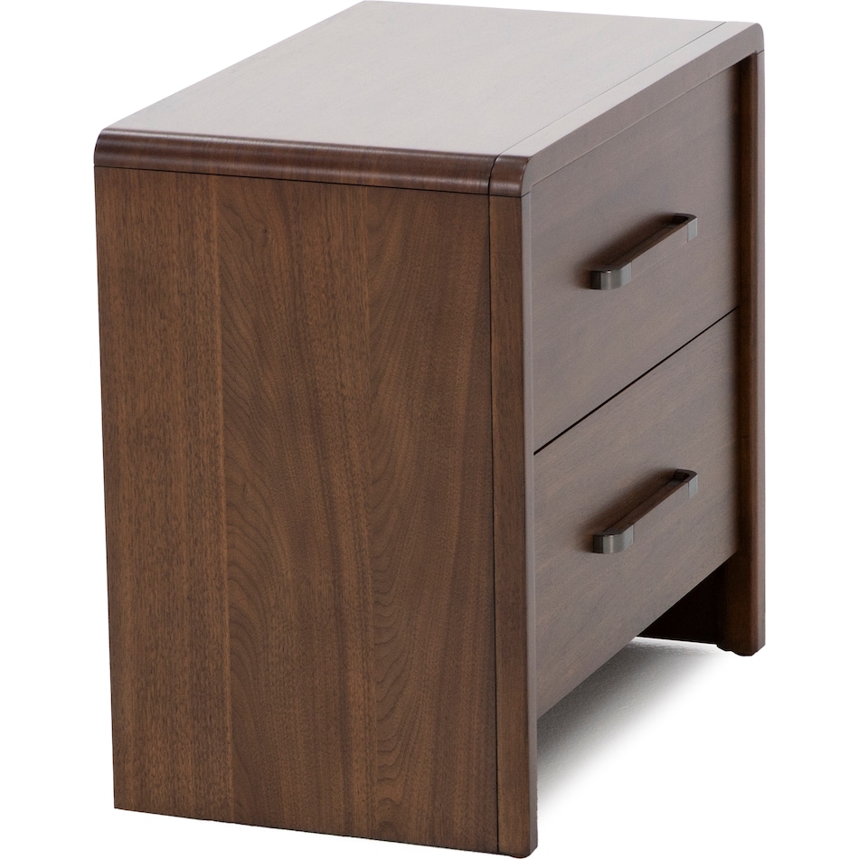 rivr brown two drawer   