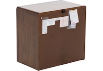 rivr brown two drawer   