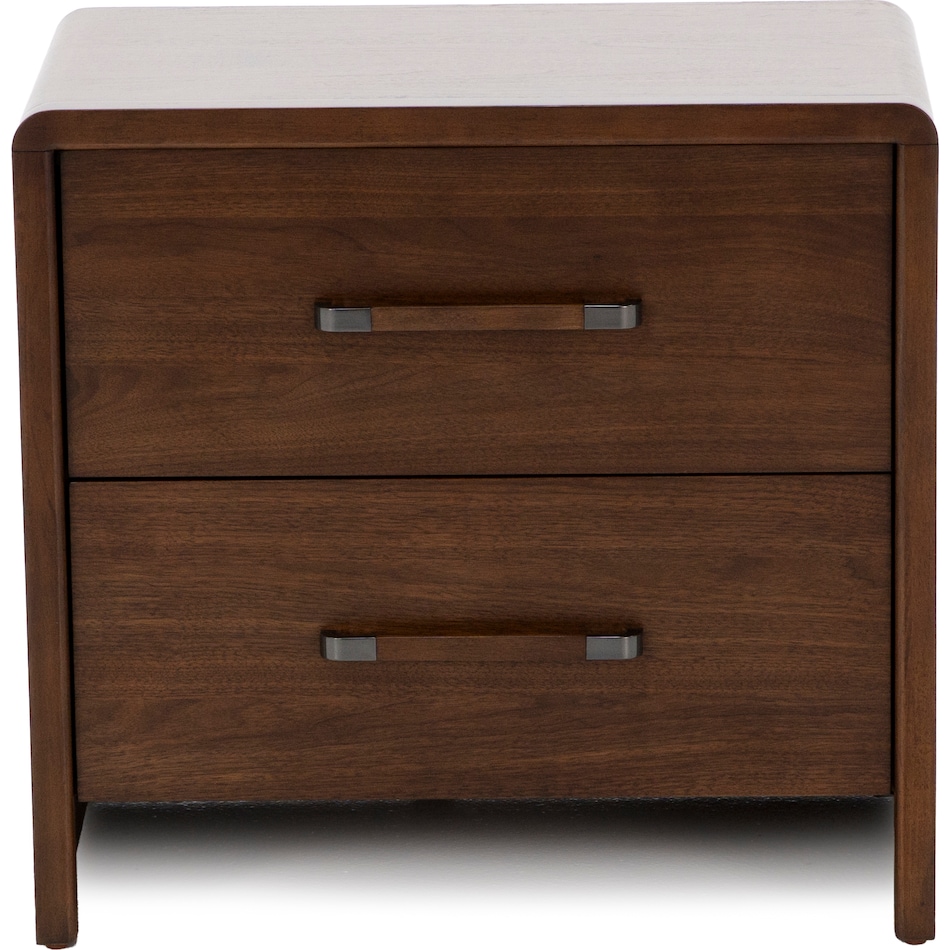 rivr brown two drawer   