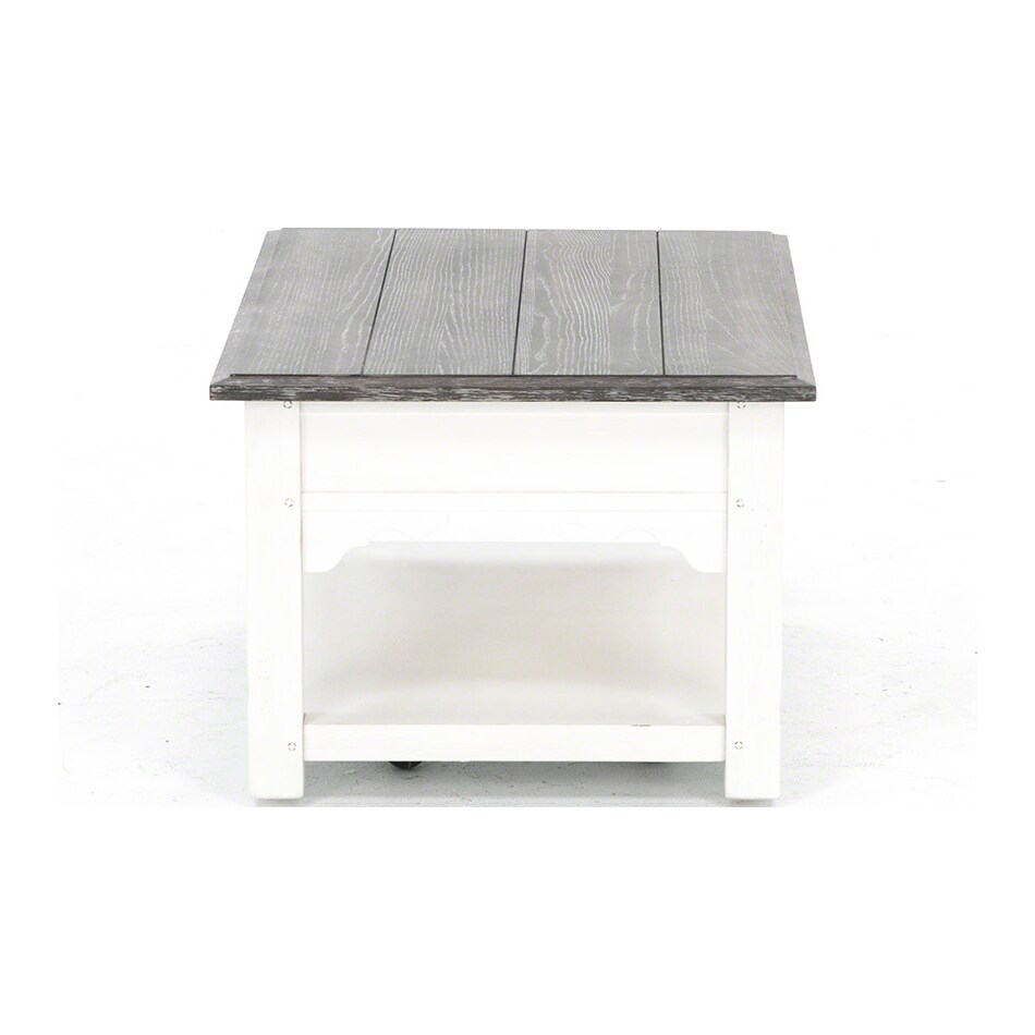 rivr distressed cocktail table   