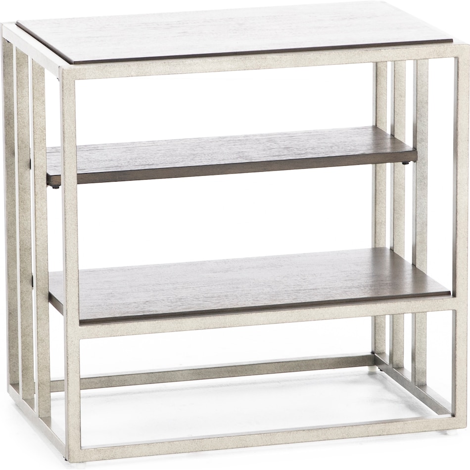 rivr grey chairside table parad  