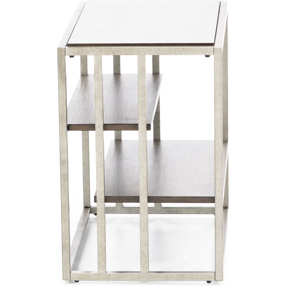 rivr grey chairside table parad  