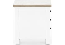rivr grey chairside table cora  