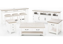 rivr grey chairside table cora  