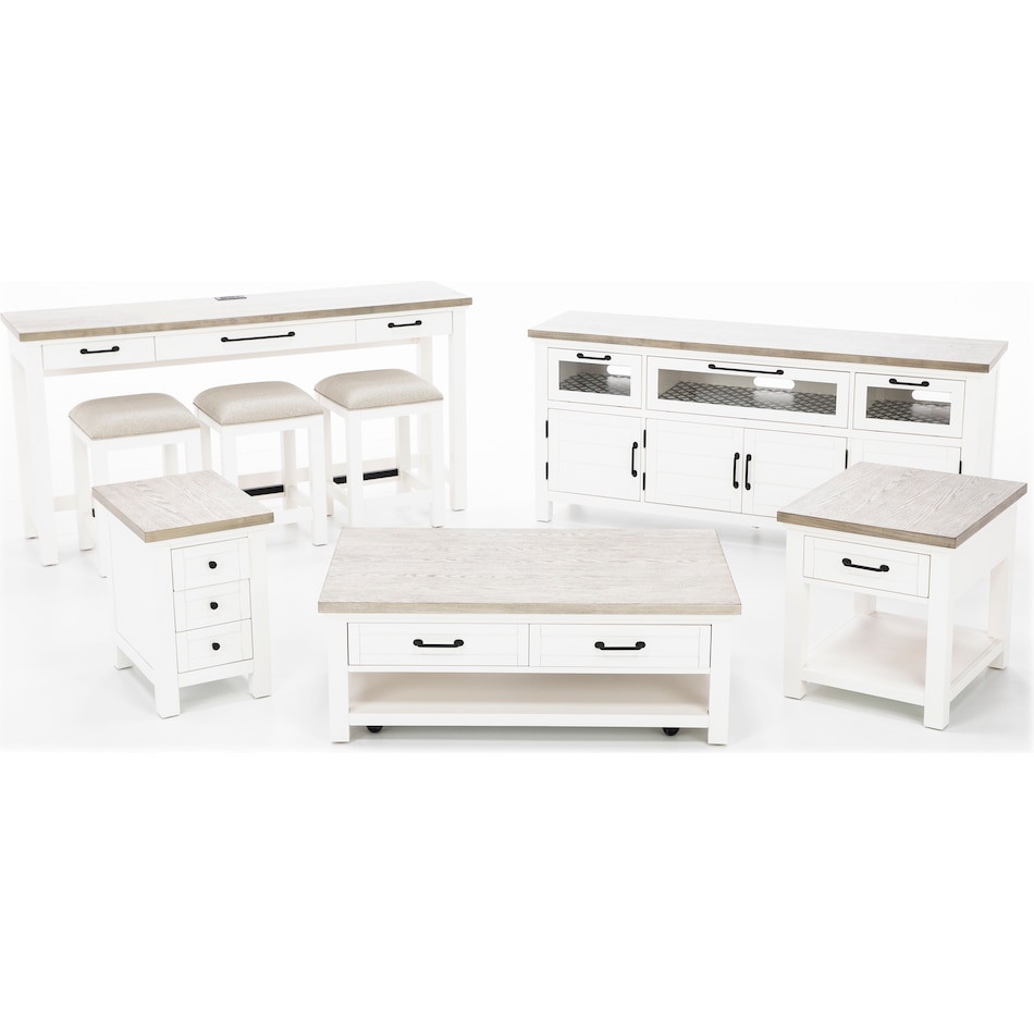 rivr grey chairside table cora  