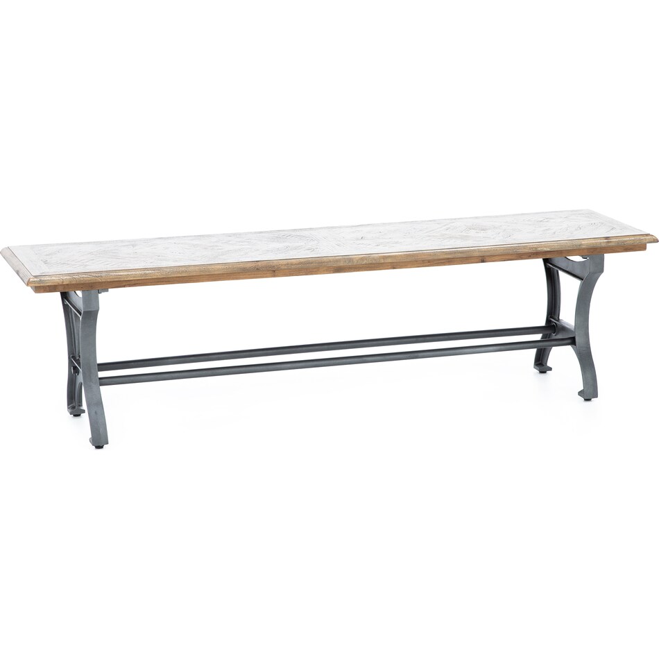 rivr grey counter height bench   