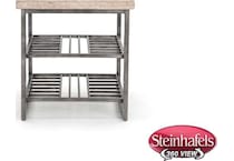 rivr grey end table  image   