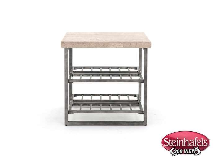 rivr grey end table  image   