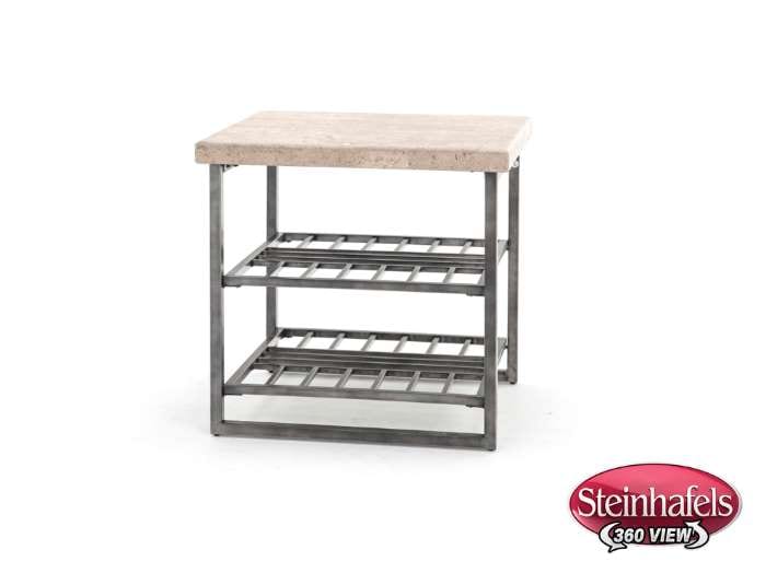 rivr grey end table  image   