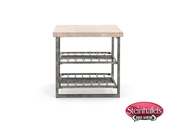 rivr grey end table  image   