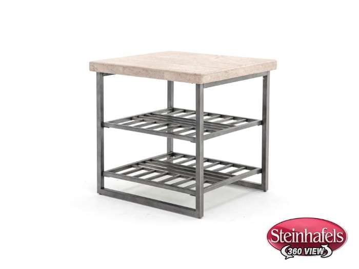 rivr grey end table  image   