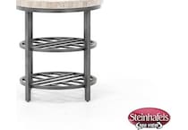 rivr grey end table  image   