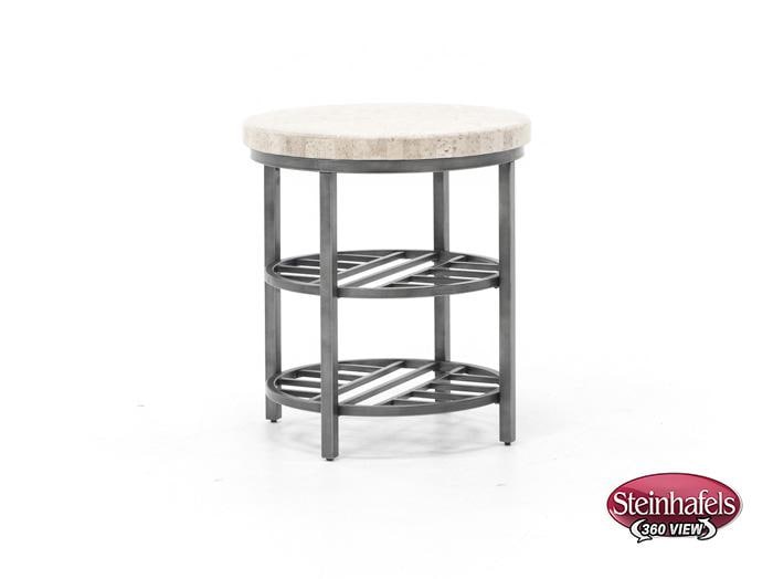 rivr grey end table  image   