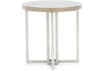 rivr grey end table adely  