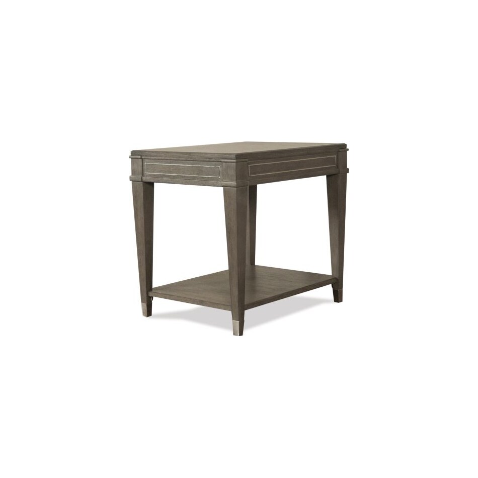 rivr grey end table darat  