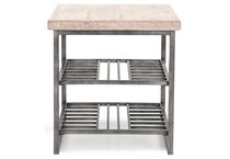 rivr grey end table   