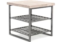 rivr grey end table   