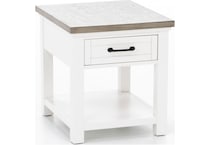 rivr grey end table cora  