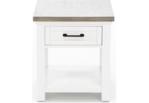 rivr grey end table cora  
