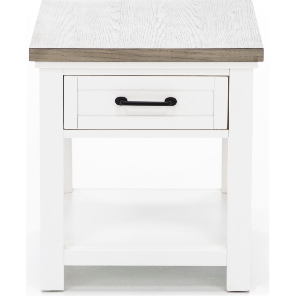 rivr grey end table cora  