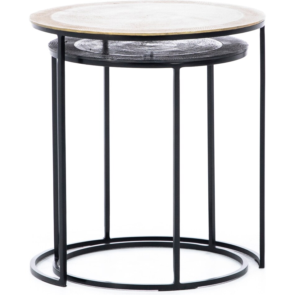 rivr matte chairside table ironf  