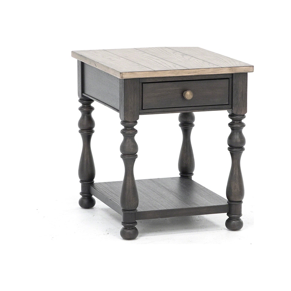 rivr matte end table   