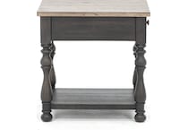 rivr matte end table   