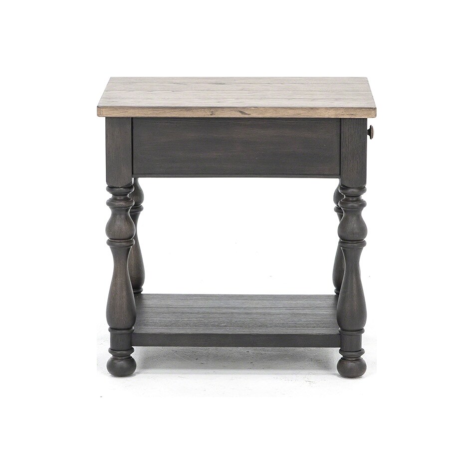rivr matte end table   