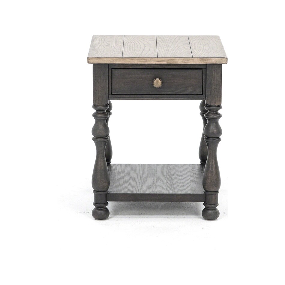 rivr matte end table   